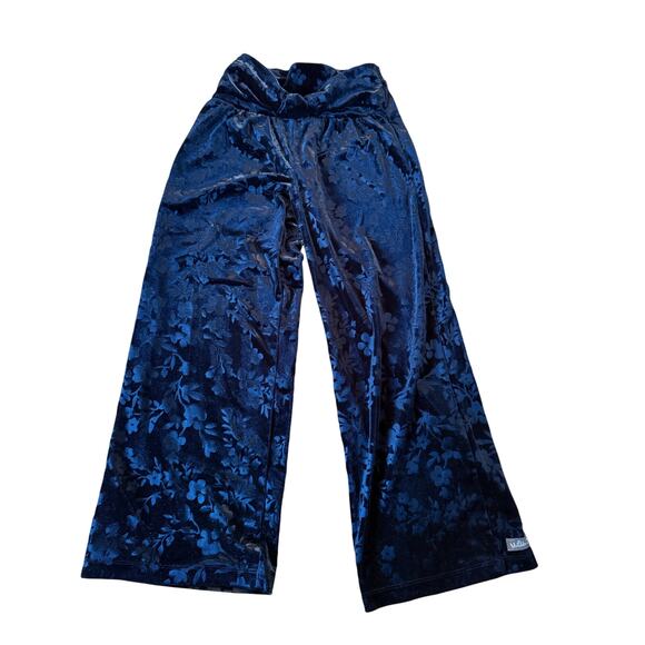 Matilda Jane girls Marnie Jacquard Velour Wide Leg Pants - Picture 2 of 6